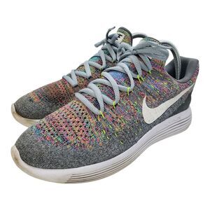NIKE Shoes LUNAREPIC LOW FLYKNIT 2 Womens Size 9.5 COOL GRAY Running 863780-003